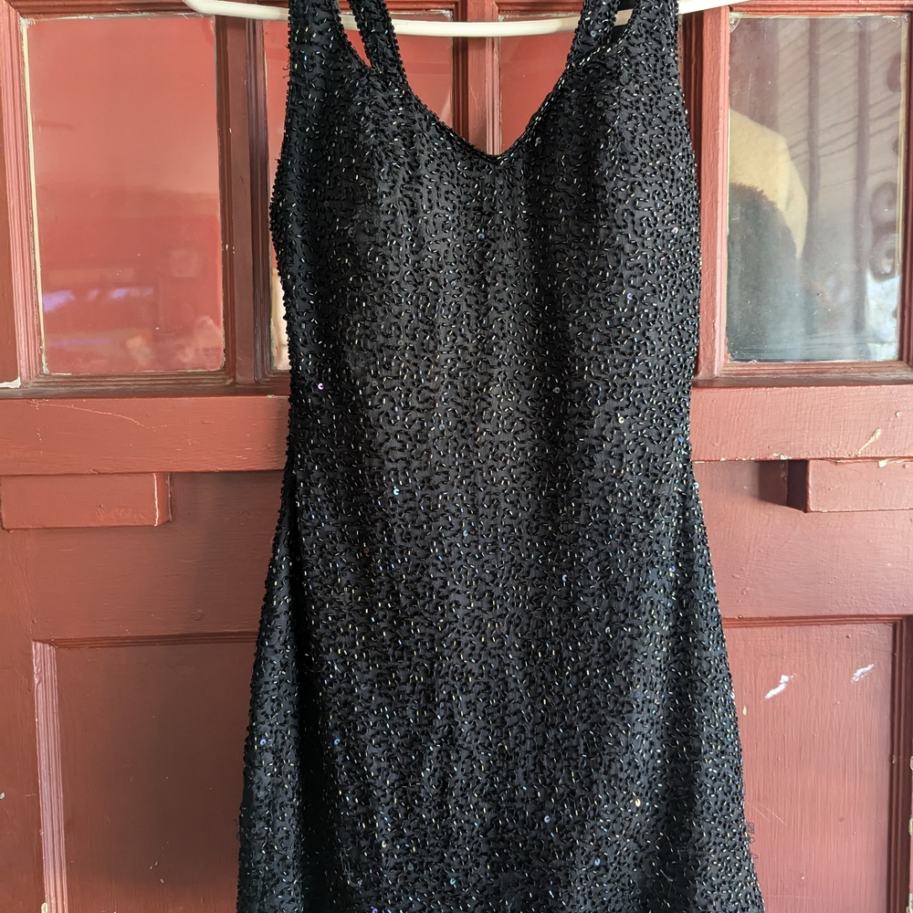 Vintage Riva Designs beaded mini dress
